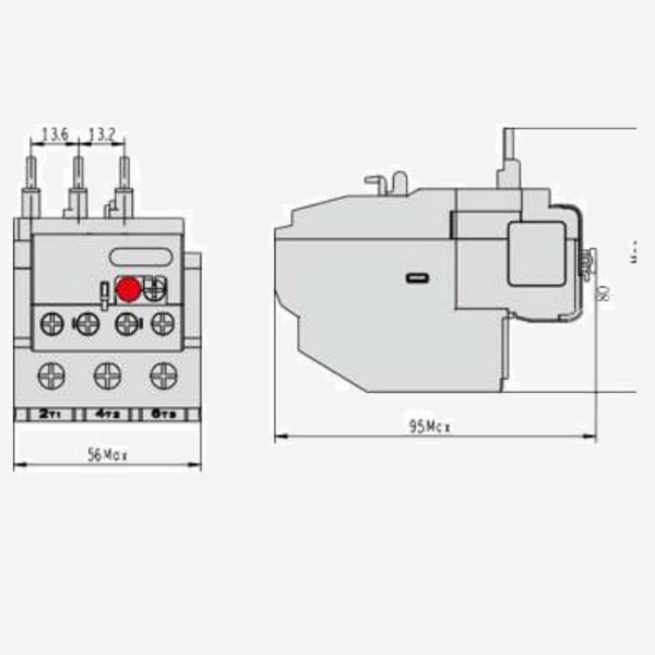 MRE3840 | ТЕПЛОВОЕ РЕЛЕ ПЕРЕГРУЗКИ MRE F38 30-40A КЛАСС 10A (LRE35), Systeme Electric