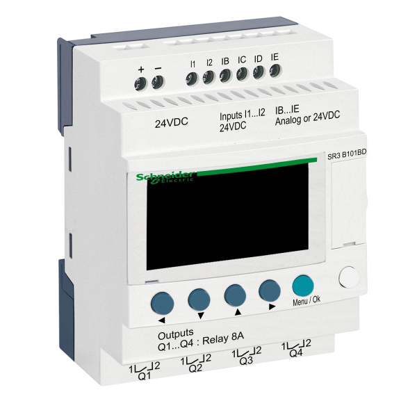SR3B101BD | Интеллектуальное реле Zelio logic, Schneider Electric