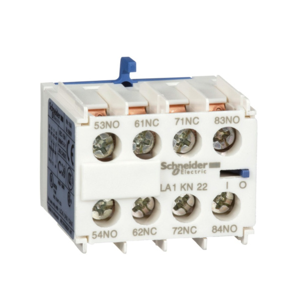 LA1KN22 | Блок дополнительных контактов LC1K, 2НО+2НЗ, Schneider Electric