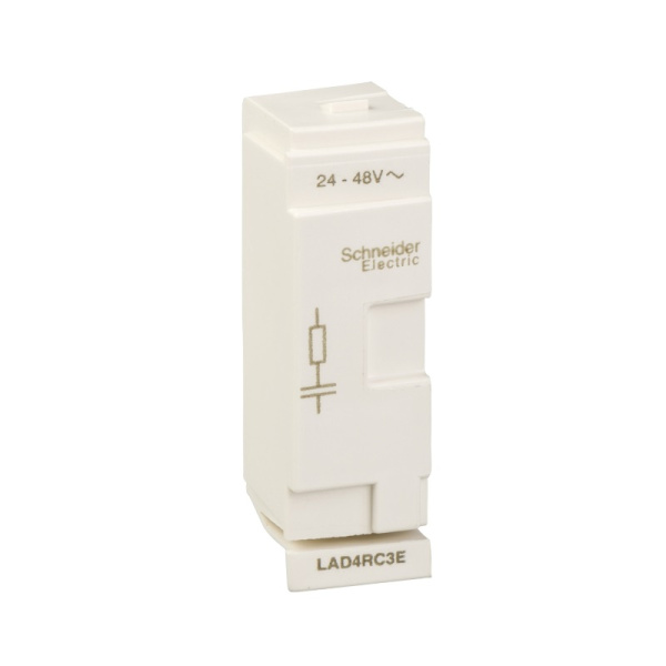 LAD4RC3U | Модуль ограничения коммутационных перенапряжений, RC цепь, 110…240В AC, Schneider Electric