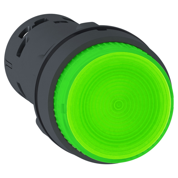 XB7NW33M1 | Кнопка с возвратом с подсветкой 230В AC, зелёная, 1НО, Schneider Electric