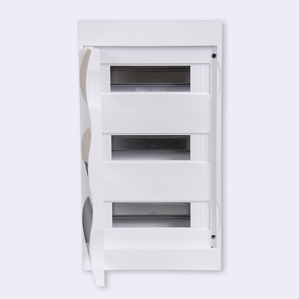 EZ9E312P2SRU | City9 Box корпус навесной с белой дв. 3ряд/36мод, Systeme Electric