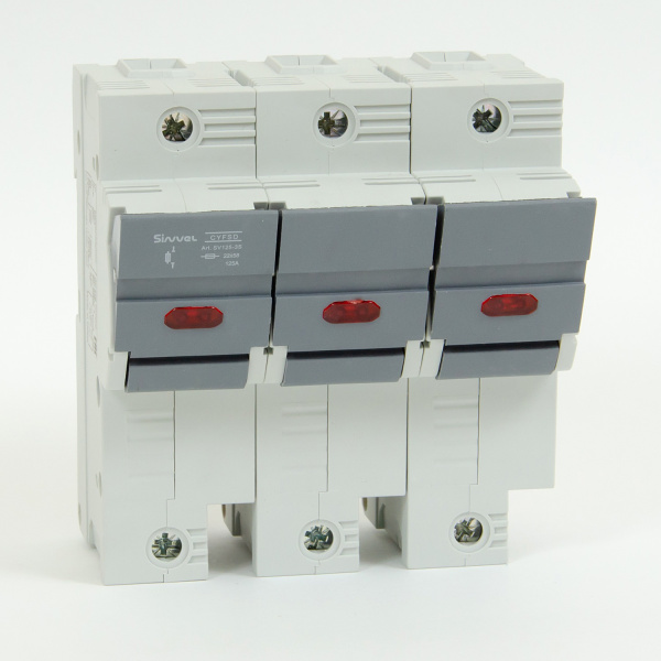 SV125-3N | Модульный ПВР, 125 А, 3Р+N, для 22х58мм, 690 B AC/ 250 B DC, Sinvel 