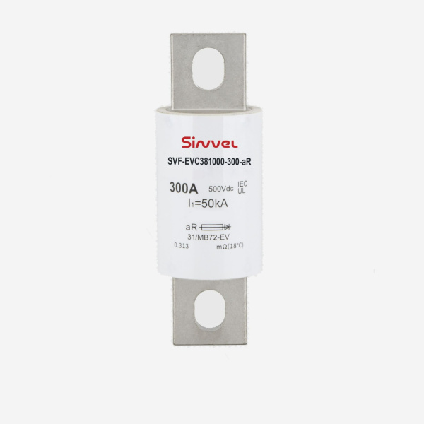 SVF-EVC381000-63-aR | Предохранитель, 63 А, 1000 В DС, aR, цилиндр под болт, Sinvel 