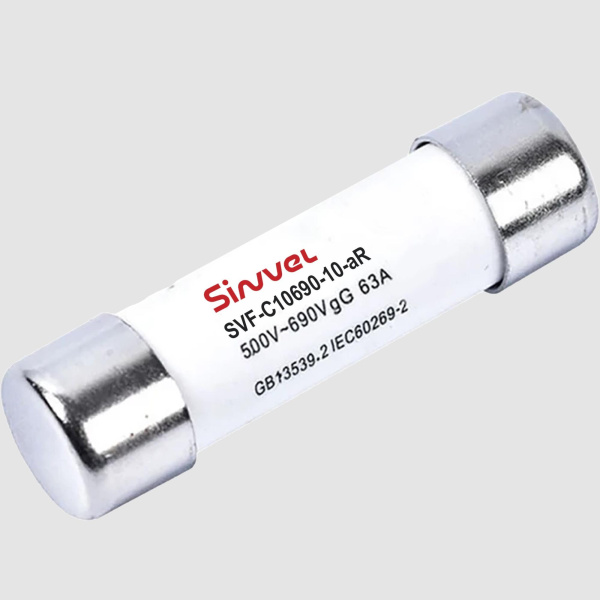 SVF-C10690-2-aR | Предохранитель, 2 А, 690 В АС, aR, цилиндр., 10х38 мм, Sinvel 