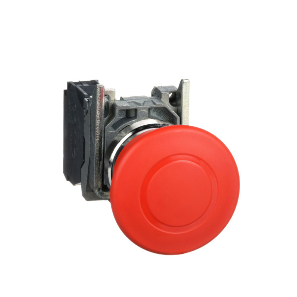 XB4BT842 | Аварийная кнопка без подсветки тяни-толкай, красная, 1НО+1НЗ, Schneider Electric