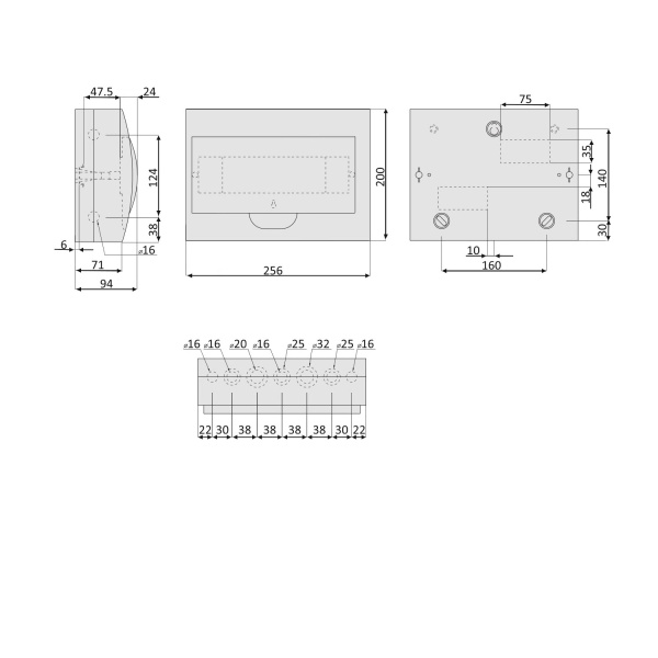 EZ9E112P2SRU | City9 Box корпус навесной с белой дв. 1ряд/12мод, Systeme Electric