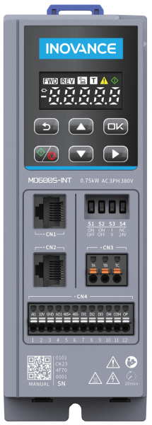 MD600S-2S4R6 | Преобразователь частоты MD600S, 0,75кВт - 150%, 220В, Modbus-RTU, Inovance