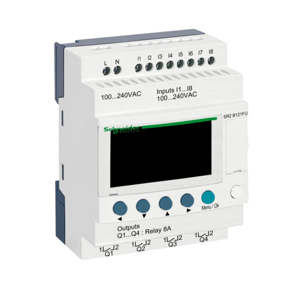 SR2B121FU | Интеллектуальное реле Zelio logic, Schneider Electric