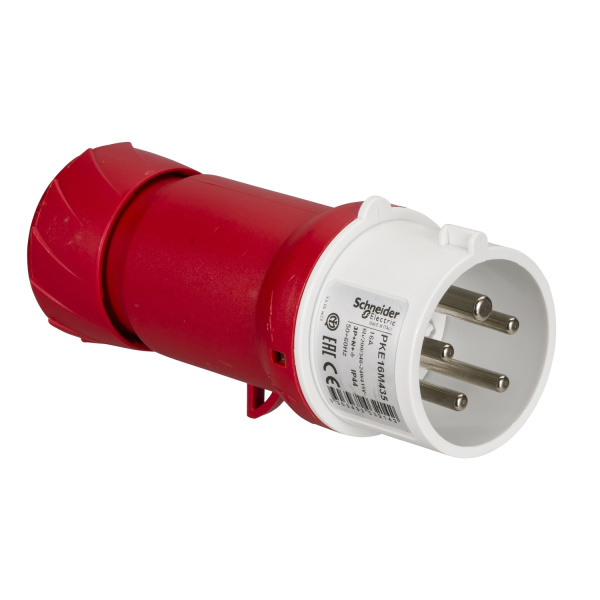 PKE16M435 | Кабельная вилка 3P+N+PE 16 А IP44, Schneider Electric