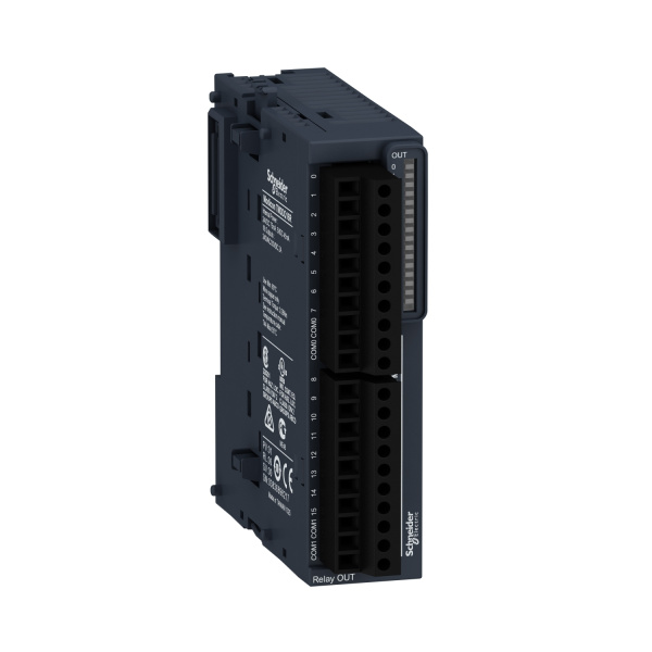 TM3DQ16R | Дискретный модуль расширения ТМ3- 16 выходов реле, Schneider Electric