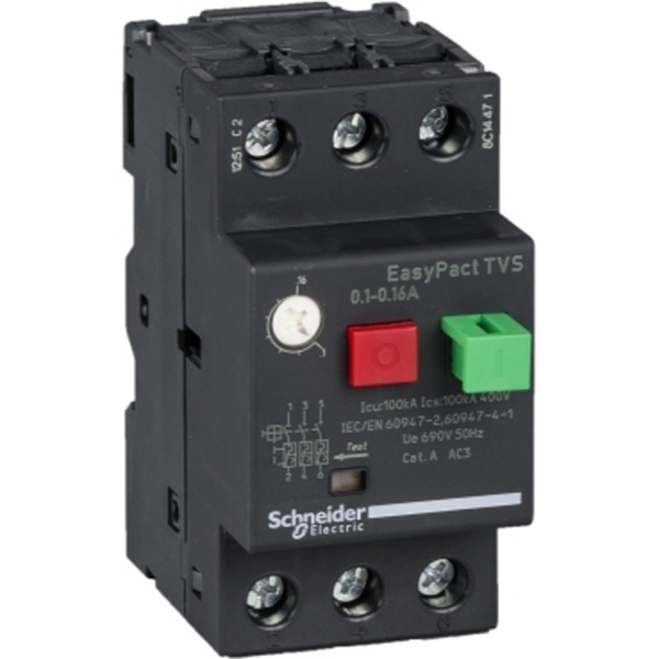 Автоматический выключатель, серия EasyPact TVS, 0,1…0,16А, Schneider Electric, GZ1E01