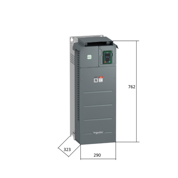 ATV610D55N4 | Преобразователь частоты, серия ATV610, 45/55 кВт, 88/120 А, перегрузка 150/110 %, 380 В, Schneider Electric