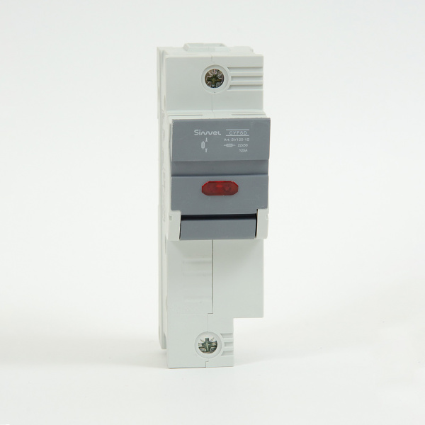 SV125-1S | Модульный ПВР, 125 А, 1Р, для 22х58мм, LED, 690 B AC/ 250 B DC, Sinvel 